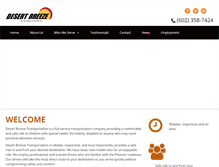 Tablet Screenshot of desertbreezetrans.com